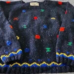 100% hand knit wool sweater by the Limited size M